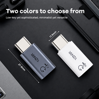 Nouveau Convertisseur Audio 8 Broches Femelle vers USB-C Mâle avec Protection OTP, Sortie CA, en Alliage d'Aluminium pour Téléphone Portable, Ordinateur Portable, Tablette LED