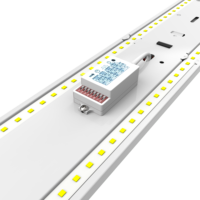 Luminaire LED à capteur de mouvement 2FT 18W, étanche à la vapeur, pour tunnel, industrie, entrepôt, certifié SAA CE Rohs