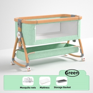 All'ingrosso pieghevole portatile bambino bambino culla letto per <span class=keywords><strong>neonato</strong></span> culla <span class=keywords><strong>neonato</strong></span> culla da viaggio lettino per bambini con <span class=keywords><strong>porta</strong></span> laterale - Product Image 4