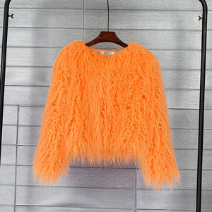 <span class=keywords><strong>Abrigo</strong></span> de Piel Sintética Delgado para Maternidad, Estilo Coreano, Color Sólido, de Lana, para Playa, para Mujer, Directo de Fábrica, de AliExpress Foreign Trade Supply - Product Image 2