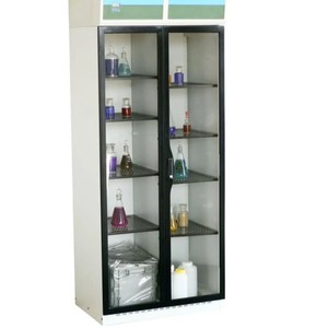 Armoire d'hôpital parfaite à 2 portes, en métal, à panneau plat, à poser au sol, durable, design minimaliste - Product Image 3