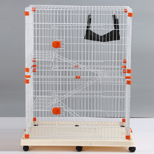 Lüks kedi kafesleri Metal büyük kediler için ev <span class=keywords><strong>2</strong></span> veya 3 katmanlı - Product Image 4