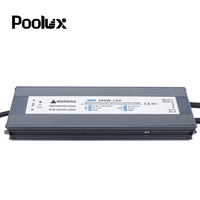 Transformateur LED étanche IP67 12V/24V, onduleurs LED étanches pour extérieur 220V 24V 100W 200W 300W, alimentation à découpage