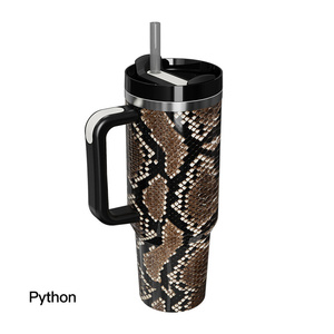 40 Oz Tumbler With Handle 40oz Panda Tumbler With <strong>Lid</strong> <strong>Straw</strong> Double Insulated Travel Coffee Mug Panda <strong>Cute</strong> <strong>Cup</strong> Gifts for Women - Product Image 3