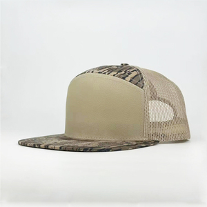 Gorra de Camionero Personalizada de 7 Paneles con Camuflaje para Hombre, Gorra Trucker con Malla Trasera y Patrón de Camuflaje para Actividades al Aire Libre - Product Image 6