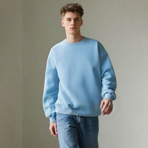 Sweat-shirt ample à col rond en coton personnalisé de 350 g, élégant, à manches longues, pull parent-enfant transfrontalier, automne et hiver - Product Image 5