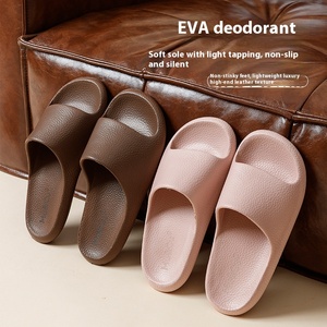 Goede Zomersandalen Met Dikke Zolen, Ademend Licht Met Mokka-Patroon Voor Thuisgebruik, Comfortabel Shit-Stepgevoel Voor Slippers - Product Image 1