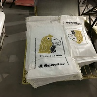 Sac tissé en PP réutilisable pour le stockage des récoltes agricoles (riz, blé, maïs, farine) et le stockage en vrac d'engrais