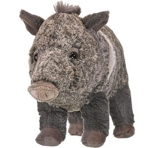 1779 niños juegan Faux Furry <span class=keywords><strong>peluche</strong></span> Animal relleno al por mayor ODM OEM CPC juguete jabalí gris Pelo Largo suave jabalí Animal relleno - Product Image 4