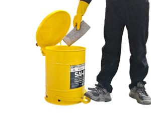 ถังขยะกันไฟสำหรับอุปกรณ์ห้องปฏิบัติการแบบไม่ต้องใช้มือ ขนาด 10 แกลลอน รุ่น WC010Y ได้รับการรับรองมาตรฐาน <span class=keywords><strong>SAI</strong></span>-U CE - Product Image 5