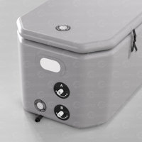 Ensemble de plongée froide personnalisé baignoires à glace coudées portables avec refroidisseur d'eau pour la récupération de fitness en cryothérapie