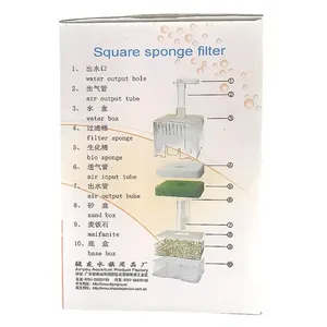 XINYOU XY-2011 スクエアバイオスポンジ内部フィルター（水槽用） - Product Image 5