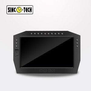 หน้าจอแสดงผลแบบสัมผัส LCD สีจริง รุ่น QSF SINCOTECH สำหรับรถยนต์ดัดแปลง รองรับหลายอินเทอร์เฟซ ฟังก์ชั่นหลากหลาย สำหรับการแข่งรถ รุ่น DO909 - Product Image 4