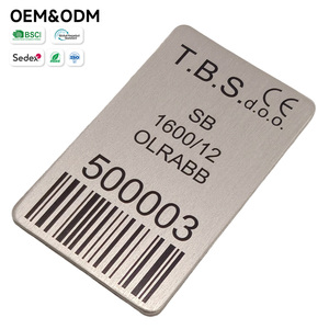 Placas de Identificación de Aluminio Anodizado Grabadas con Láser Personalizadas para Ingeniería Marina - Product Image 3