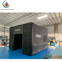 Tente gonflable portative de clôture de simulateur de golf avec l'écran de cinéma pour la preuve de l'eau d'intérieur et extérieure