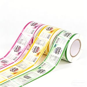 Etiqueta Impermeable de Alta Adhesión para Botellas de Plástico de Agua Potable - Product Image 2