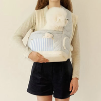 Sac de transport pour animaux de compagnie à bandoulière large, sacoche de voyage portable pour chiens et chats, accessoires de transport pour animaux