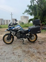 Moto tout-terrain 500cc double usage avec roues à rayons, pare-brise, pour longues distances, route et tout-terrain, 80 km/h+, approvisionnement en gros