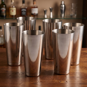 Acier inoxydable poli écologique pour la conception ergonomique en verre de Boston certifié pour les accessoires de bar de barman professionnels - Product Image 3