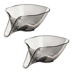 Cesta de drenaje multifuncional, colador con embudo, cuenco para limpiar frutas con contenedor de escurridor para verduras y frutas - Product Image 1