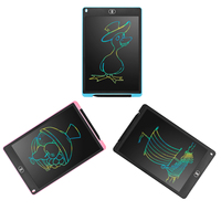 Tablette d'écriture LCD colorée Cadeaux pour enfants Tableau de dessin numérique Bloc-notes Tableau à gribouiller Jouets Tableau de messages