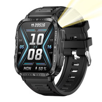 Reloj Inteligente KT79 1.96 IPS con Pantalla Táctil Completa para Exteriores, Resistente al Agua IPX8 3ATM, Monitor de Presión Arterial, SpO2, Sueño y Salud, de Fábrica OEM