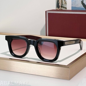 JMM <span class=keywords><strong>VENDOME</strong></span> EPOXY 47-25-146 Gafas de sol de alta calidad para hombre y mujer, gafas de sol de diseñador, clásicas, punk, de lujo, de acetato, UV400, con caja - Product Image 4