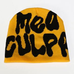 Bonnet unisexe personnalisé en jacquard, tricoté en acrylique, style Y2K, avec logo imprimé sur toute la surface, broderie 3D, style personnage, vente en gros - Product Image 2