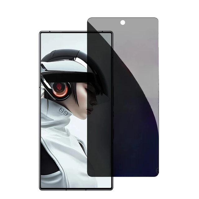 Privacy Screen Protector for Redmagic 11 Pro, Anti-Spy Tempered Glass 9H Anti-Scratch for Red Magic 11 Pro Plus 10 Air 9 Pro
