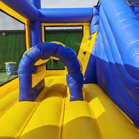 Château gonflable Mickey Puppy avec toboggan, certifié CE, respectueux de l'environnement, garantie 3 ans