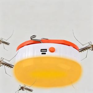 Lampe de camping solaire LED portable, rechargeable par USB, lampe d'urgence avec fonction de banque d'alimentation, lampe solaire suspendue étanche pour l'extérieur - Product Image 3