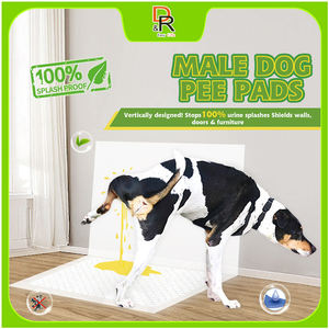 Almohadillas Desechables para Cachorros Machos, Especializadas en Posicionamiento Fijo, Adhesivas para Pared, para Entrenamiento de Orinal - Product Image 1