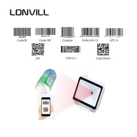 Module de lecteur de codes-barres 2D LONVILL TTL USB intégré pour kiosque