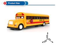 Jouet de bus scolaire jaune télécommandé avec lumière, voiture télécommandée, jouets radiocommandés
