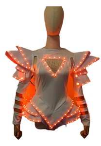 Costumi a Led donne costumi luminosi Sexy ragazza danza spettacolo teatrale abiti prezzo di fabbrica Costume luce a Led - Product Image 2