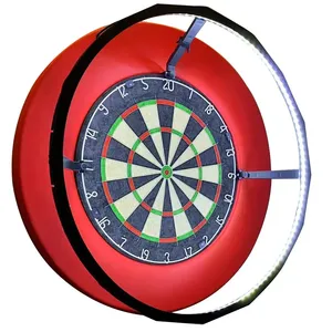 Support lumineux sans ombre pour <span class=keywords><strong>cible</strong></span> de fléchettes, support de fléchettes, éclairage professionnel pour compétition, lumière LED assemblable, détachable et portable - Product Image 1