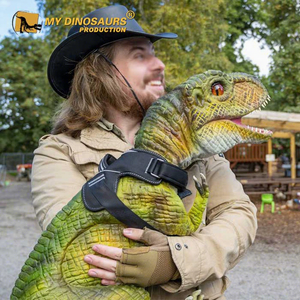 Marioneta <span class=keywords><strong>de</strong></span> Mano <span class=keywords><strong>de</strong></span> Dinosaurio Tiranosaurio Rex <span class=keywords><strong>de</strong></span> Ventriloquista Original Personalizada <span class=keywords><strong>de</strong></span> My Dino - Product Image 1