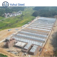 Entrepôt préfabriqué en structure métallique de 1000 mètres carrés, atelier, bâtiment industriel pour usine alimentaire et de vêtements, avec certifications CE et ISO