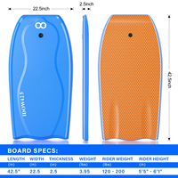 WOOWAVE Bodyboards de haute qualité en gros, bodyboards en EPS, planche de surf