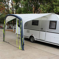 Support de pare-soleil coulissant mobile de norme européenne pour tente gonflable de camping-car avec conception de camping-car pour caravanes camping-cars