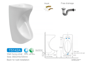 Lavabo in ceramica sanitaria sospeso a parete con maceratore integrato e stazione di lavaggio - Product Image 2