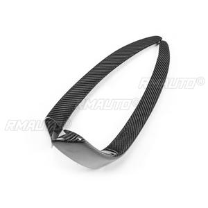 2 pièces Spoiler de pare-chocs avant en fibre de carbone pour Audi A3 S3 2014 2015 2016 Accessoires de voiture - Product Image 4