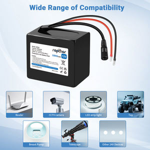 Аккумулятор Rapthor 12В 10000мАч литий-ионный с зарядным устройством для устройств 12В с портом DC5521, для проектов DIY и т.д. - Product Image 4