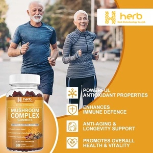 OEM/ODM Private Label Mushroom <b>Gummies</b>,Organic Mushroom <b>Gummies</b> with Reishi <b>Cordyceps</b> Lion's Mane Mushroom Herbal - Product Image 5