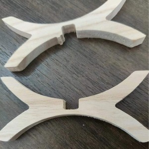 Soporte redondo de madera de Paulownia para bolas decorativas, artículo de decoración para el hogar de diseño moderno y sencillo, BH 288 - Product Image 4