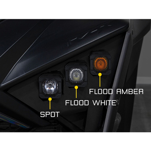 Đèn <span class=keywords><strong>LED</strong></span> làm việc ngoài trời 12V mới, 2 inch, đèn sương mù/pha <span class=keywords><strong>LED</strong></span>, màu hổ phách, chống nước, phụ kiện xe máy với chùm sáng rộng - Product Image 3