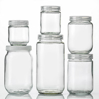 Bouteille de culture tissulaire en verre blanc de haute qualité 195ml-1000ml avec couvercle respirant et hermétique 53 63 70mm, autoclavable, pour plantes, champignons et laboratoire