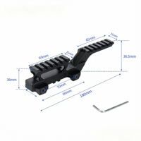 Riser Mount Scope Aluminium Alloy SEB-S Langsung dari Pabrik, Satu Bagian, Mesin CNC, Aksesoris Taktis