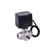 Système d'eau potable Winvall, vanne en acier inoxydable à 3 voies, vanne à bille électrique SS304/316, actionneur motorisé 220VAC, vannes de régulation