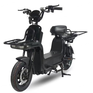 Nueva Bicicleta Eléctrica para Entrega de Comida, 800W, Rápida, para Adultos, con Estante Delantero y Trasero, Bicicleta Eléctrica de Carga - Product Image 4
